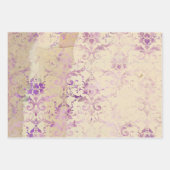 Lavender Ephemera Pattern Geschenkpapier Set (Vorderseite 2)