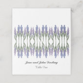 Lavender Escort/Platzkarte Platzkarte (Außenseite Aufgefaltet)