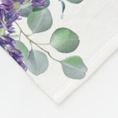 Lavender Eucalyptus Baby Milestone Growth Tracker Fleecedecke (Ecke)