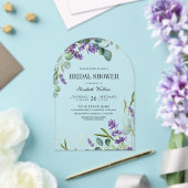 Lavender Eucalyptus Bridal Shower Acryleinladungen (Insitu (Hochzeit))