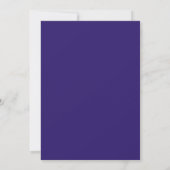 Lavender Eucalyptus Wedding Einladung (Rückseite)