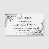 Lavender eucalyptus wedding Save the Date Magnet (Vorderseite)