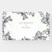 Lavender & Eukalyptus-Namen Banner (Horizontal)