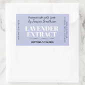 Lavender Extract Modern Label Sticker ZEX_001d (Tasche)