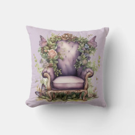 Lavender Fairy Dreams Butterfly Chair Kissen