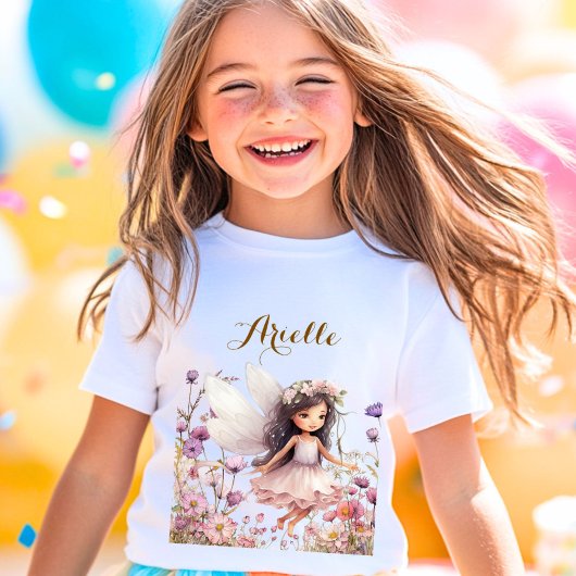 Lavender Fantasy Fairy Wildblume Pastel T-Shirt