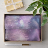 Lavender Fantasy Girl and Horse Decoupage Seidenpapier (Geschenk)