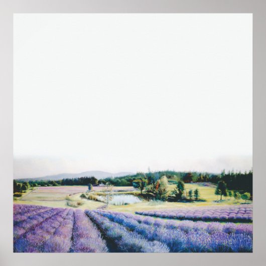 Lavender Farm auf der Insel San Juan von Bryn Barn Poster (Vorne)