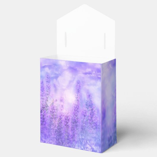 Lavender Favor Box Geschenkschachtel (Geöffnet)