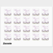 Lavender Favor Stickers (Blatt)
