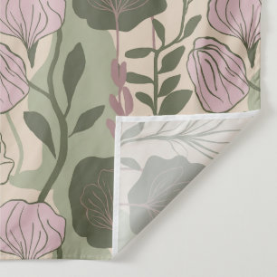 Lavender Fern Whimsy Wandteppich