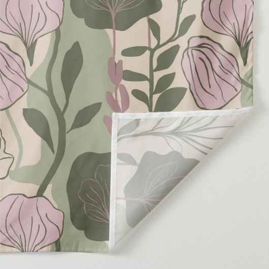 Lavender Fern Whimsy Wandteppich (Detail)