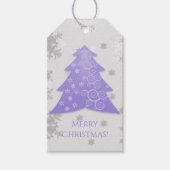 Lavender Festival Weihnachtsbaum Geschenk Tag Geschenkanhänger (Vorderseite)