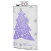 Lavender Festive Christmas Tree Flask Flachmann (Links)