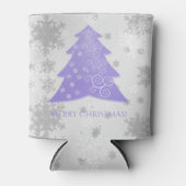 Lavender Festive Weihnachtsbaum Cooler Dosenkühler (Vorderseite)