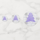 Lavender Festive Weihnachtsbaum Table Confetti Konfetti (Vorderseiten)
