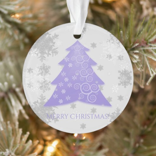 Lavender Festliche Weihnachtsbaum Ornament (Baum)
