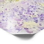 Lavender Field Harvest with Tractor Fotodruck (Ecke)