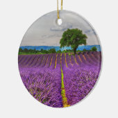 Lavender Field landschaftlich, Frankreich Keramikornament (Links)