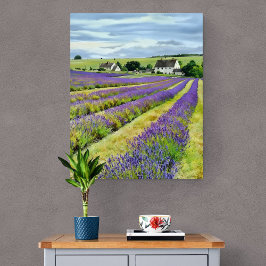 Lavender Field & Nature Art Leinwanddruck