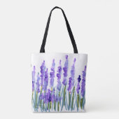 Lavender Field Tote Bag Tasche (Rückseite)