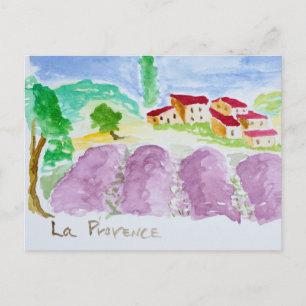 Lavender Fields Abbaye de Senanque   Provence Postkarte