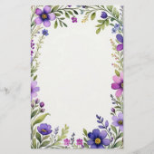 Lavender Fields Briefpapier (Vorderseite)