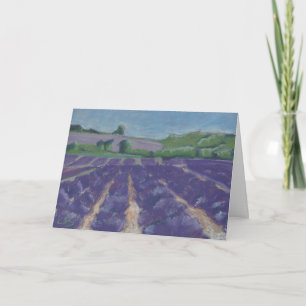 Lavender Fields in Provence - France - Karte