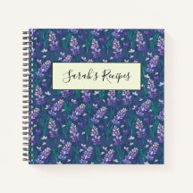 Lavender Fields Pattern in Purple