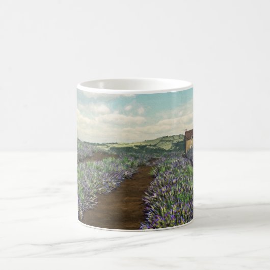 Lavender Fields-Tasse Kaffeetasse (Mittel)