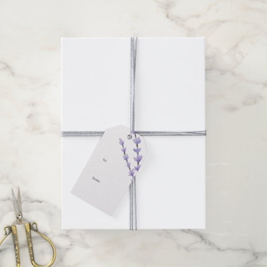 Lavender Fields Vielen Dank Geschenkanhänger (Mit Garn)