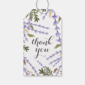 Lavender Fields Vielen Dank Geschenkanhänger (Rückseite)