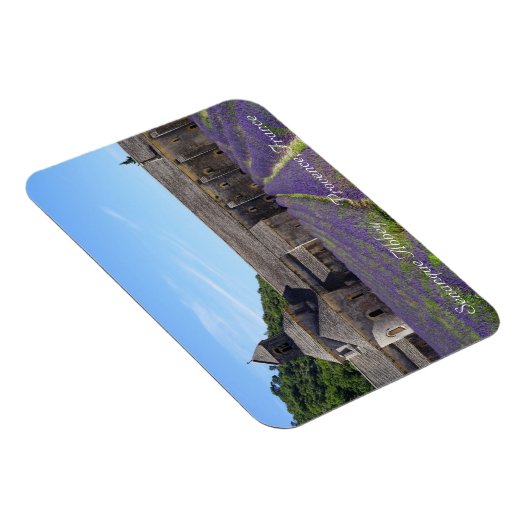 Lavender Fields von Senanque Abbey Magnet (Rechte Seite)