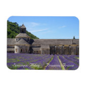 Lavender Fields von Senanque Abbey Magnet (Horizontal)