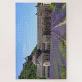 Lavender Fields von Senanque Abbey Puzzle (Vertikal)