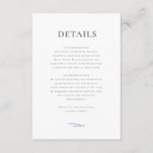 Lavender Fields Wedding Begleitkarte (Vorderseite)