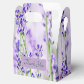Lavender Fields Wedding Gable Favor Box Geschenkschachtel (Geöffnet)