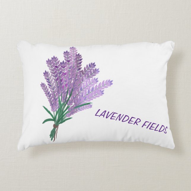 LAVENDER FIELS PILLOW FALL DEKOKISSEN (Vorderseite)