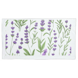 LAVENDER FIELS PILLOW FALL KISSENBEZUG