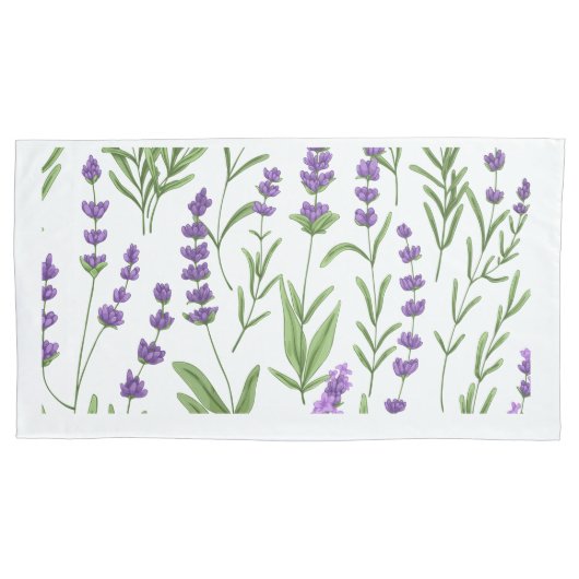 LAVENDER FIELS PILLOW FALL KISSENBEZUG (Vorderseite)