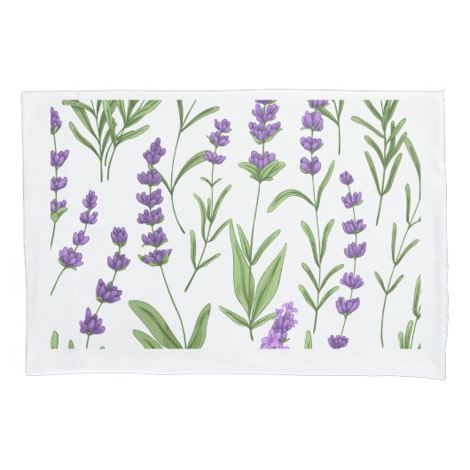 LAVENDER FIELS PILLOW FALL KISSENBEZUG (Vorderseite-Links)