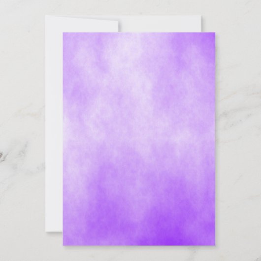 Lavender Floral Butterfly Babydusche Einladung (Rückseite)