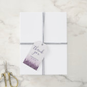 Lavender Floral Elegant Wedding Gefallen Geschenkanhänger (Mit Garn)