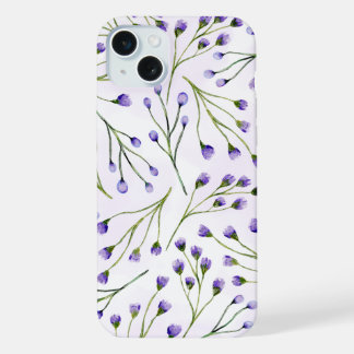 Lavender Floral iPhone Case iPhone 15 Plus Hülle