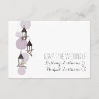 Lavender Floral Lanterns Garden Wedding UAWG