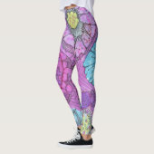 Lavender Floral Leggings (Links)