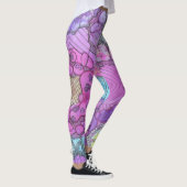 Lavender Floral Leggings (Rechts)