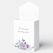 Lavender Floral Peony Brautparty Geschenkschachtel (Geöffnet)