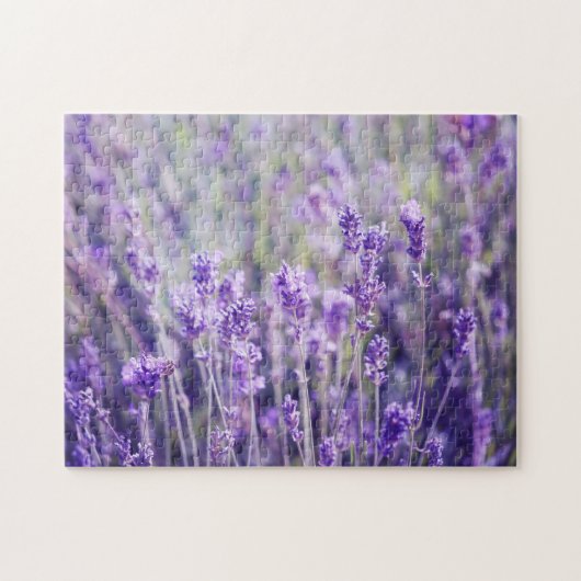 Lavender Floral Puzzle (Horizontal)