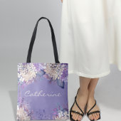 Lavender Floral Spring Wedding Bridesmaift Geschen Tasche